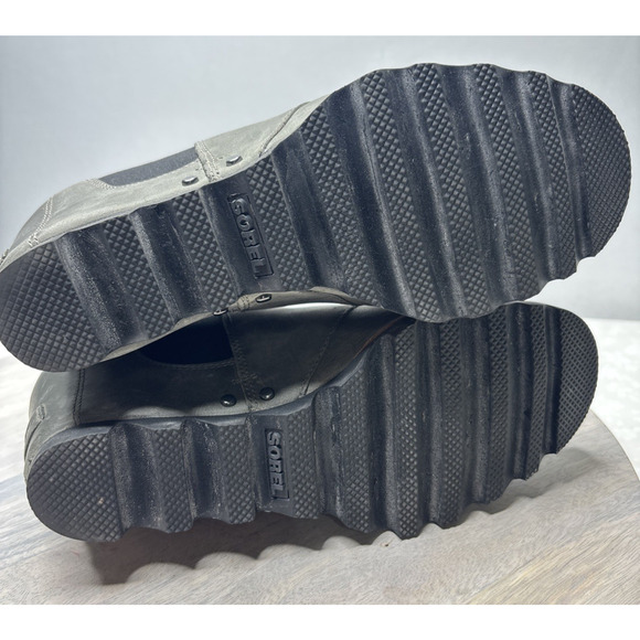 Sorel Joan of Arctic Wedge Chelsea II Boots – Gray Suede Leather Women’s Size 8 - Picture 8 of 8